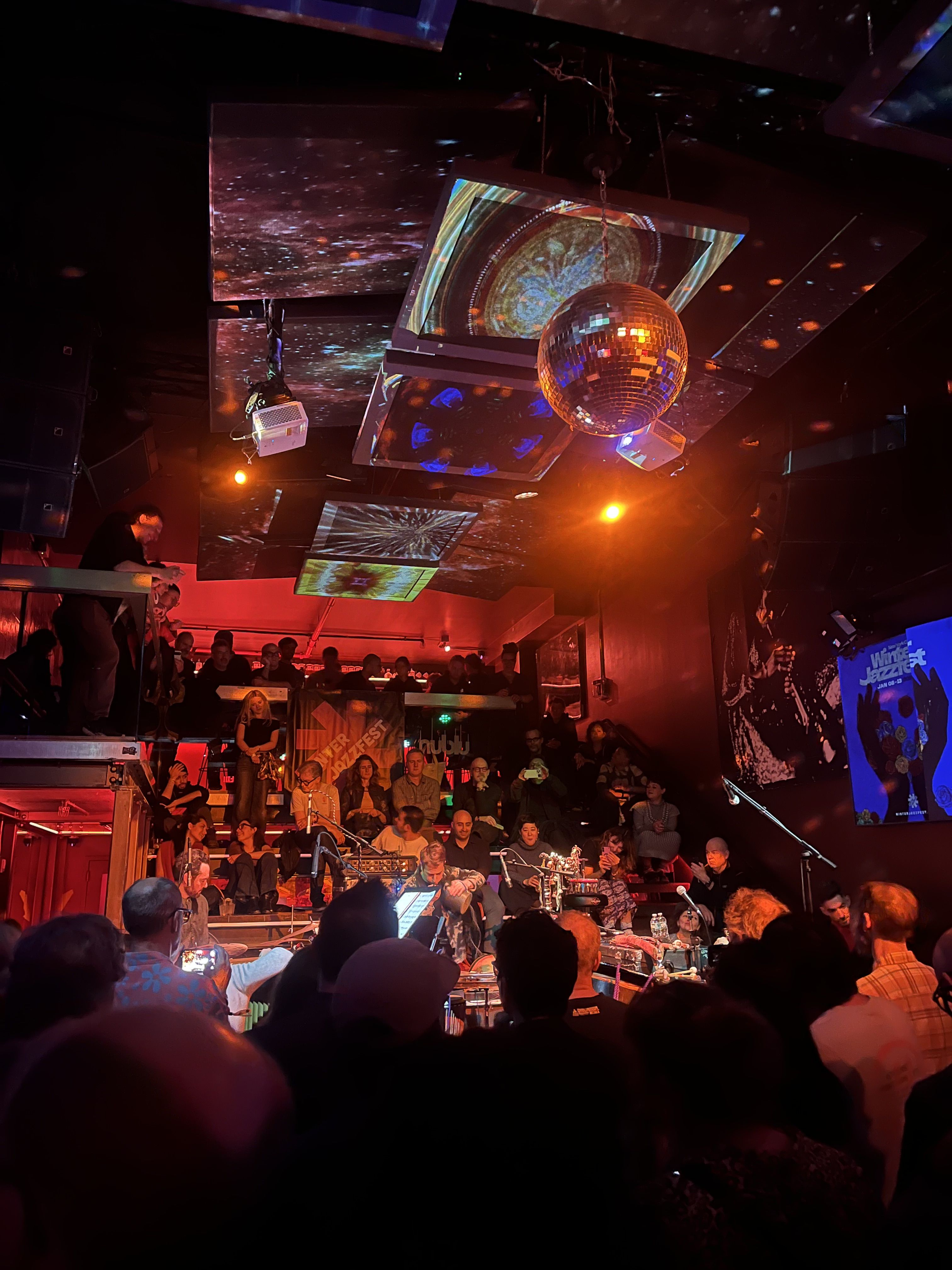 Tomas Fujiwara's "Drew Up" group performing at Nublu